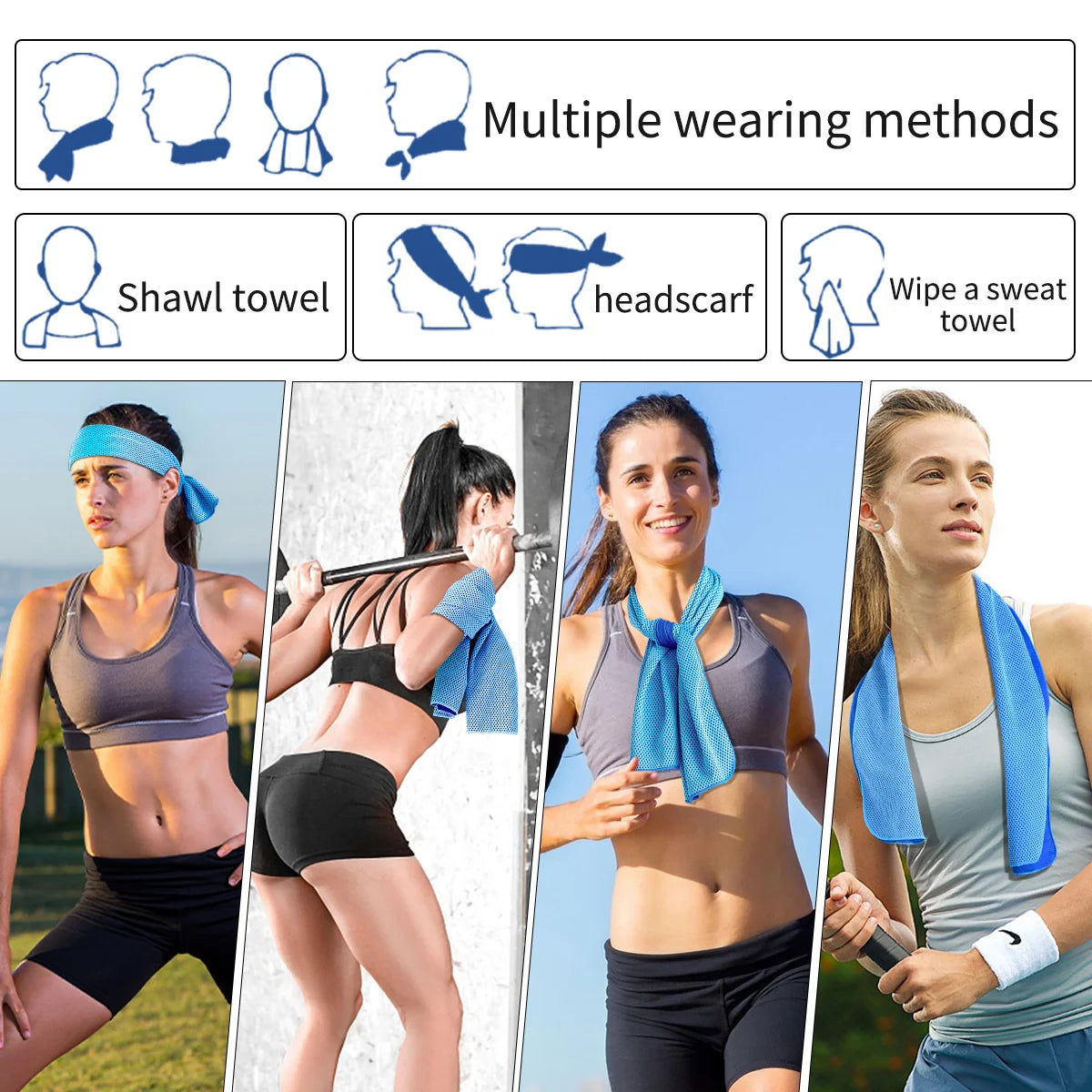 Serviette de sport rafraîchissante Vytalnest - vue 3